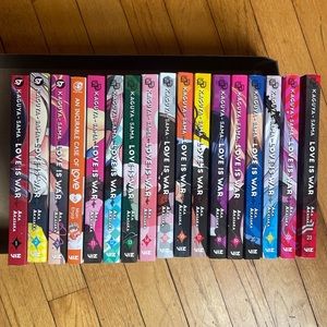 Love is War, volumes 1-3, 5, 11-23